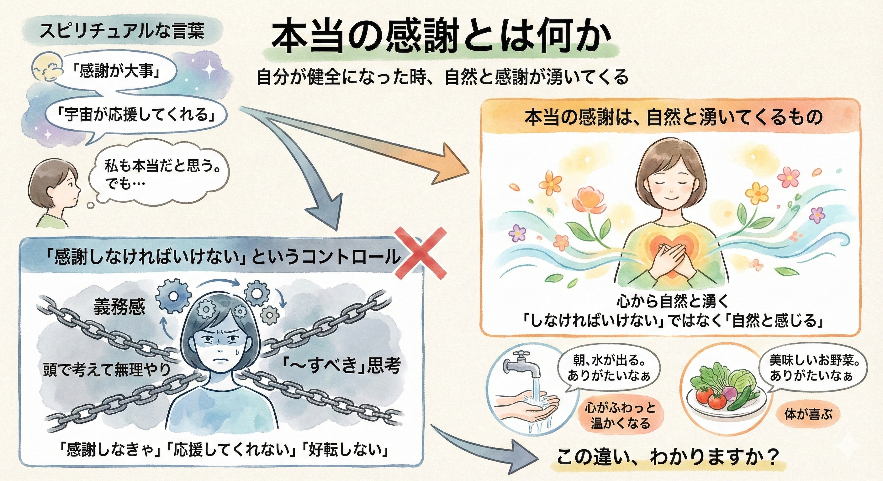 本当の感謝とは何か